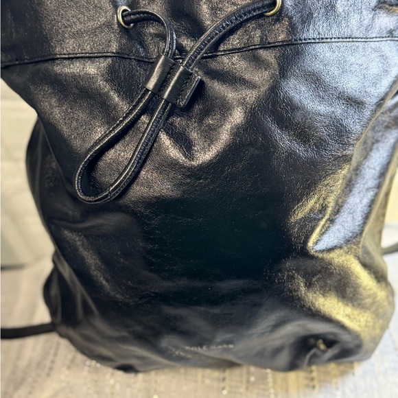 Cole Haan Handbags - Cole Haan leather brownish/black leather bag.